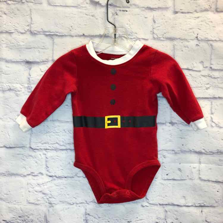 Carters Red Size 9 Months Boys Bodysuit
