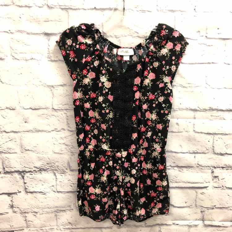 Childrens Place Floral Size 7 Girls Romper