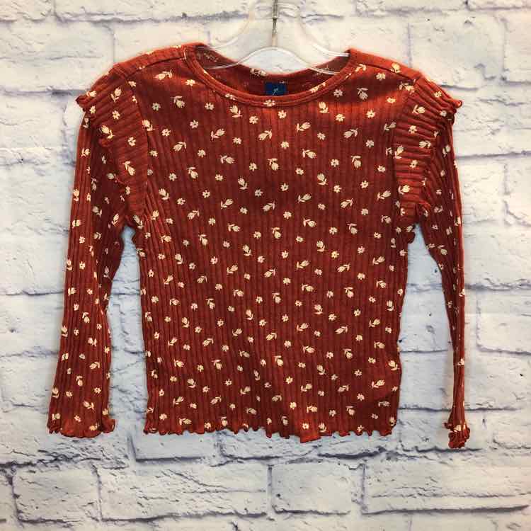 Old Navy Floral Size 5 Girls Long Sleeve Shirt