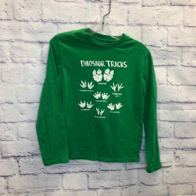 Cat & Jack Green Size 6 Boys Long Sleeve Shirt