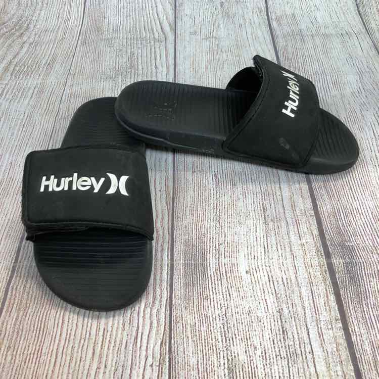 Hurley Black Size 2 Boys Sandals