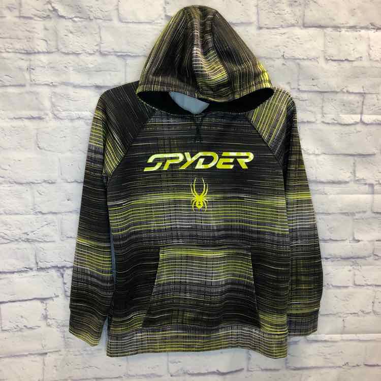 Spyder Yellow Size 14 Boys Sweatshirts/Hoodie