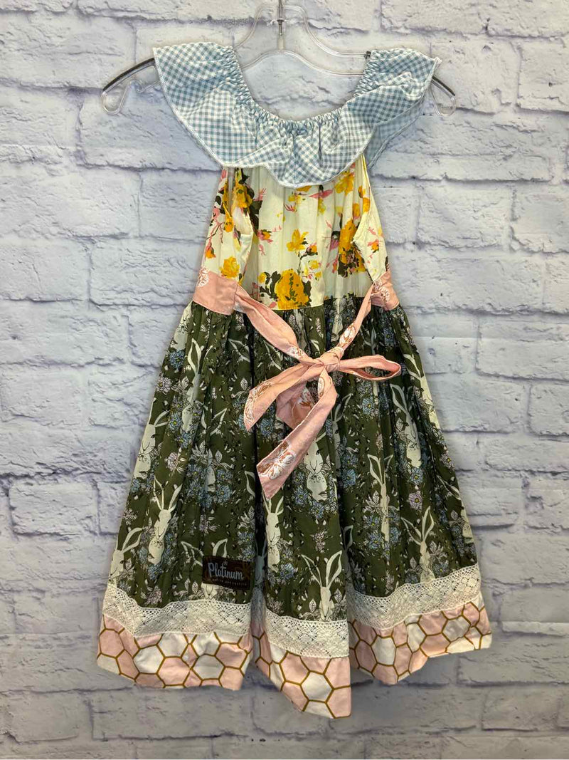Matilda Jane Platinum Size 8 Honey Bunny Dress