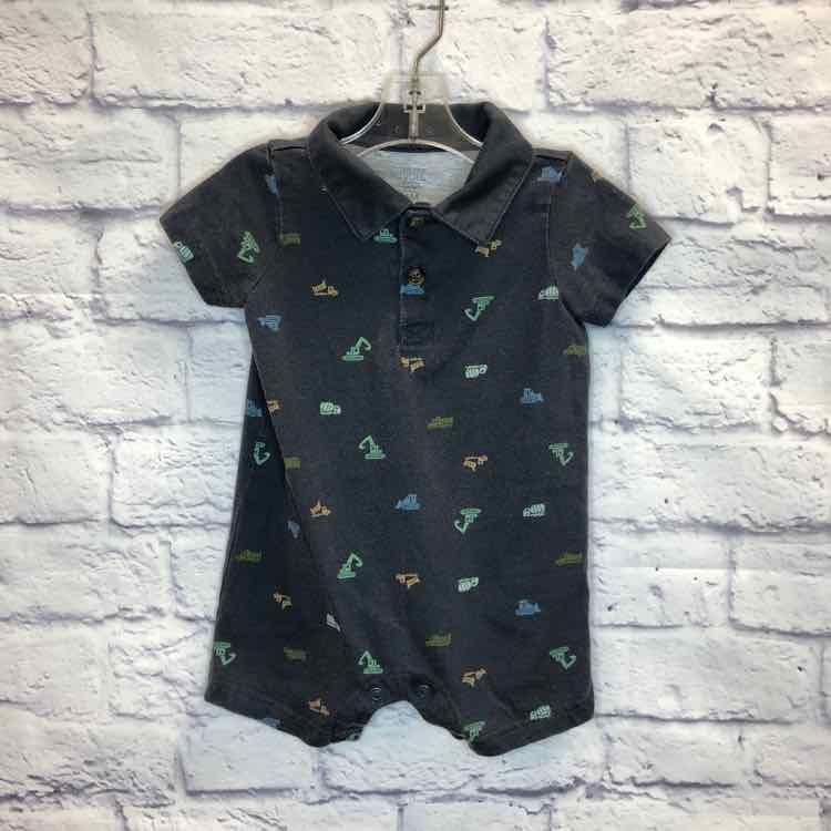 Just One You Gray Size 6 Months Boys One Piece