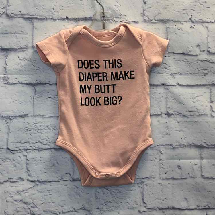 Pink Size 3-6 Months Girls Bodysuit