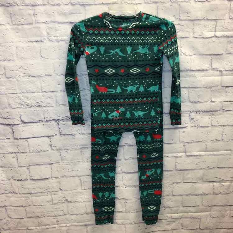 Cat & Jack Green Size 10 Boys Pajamas