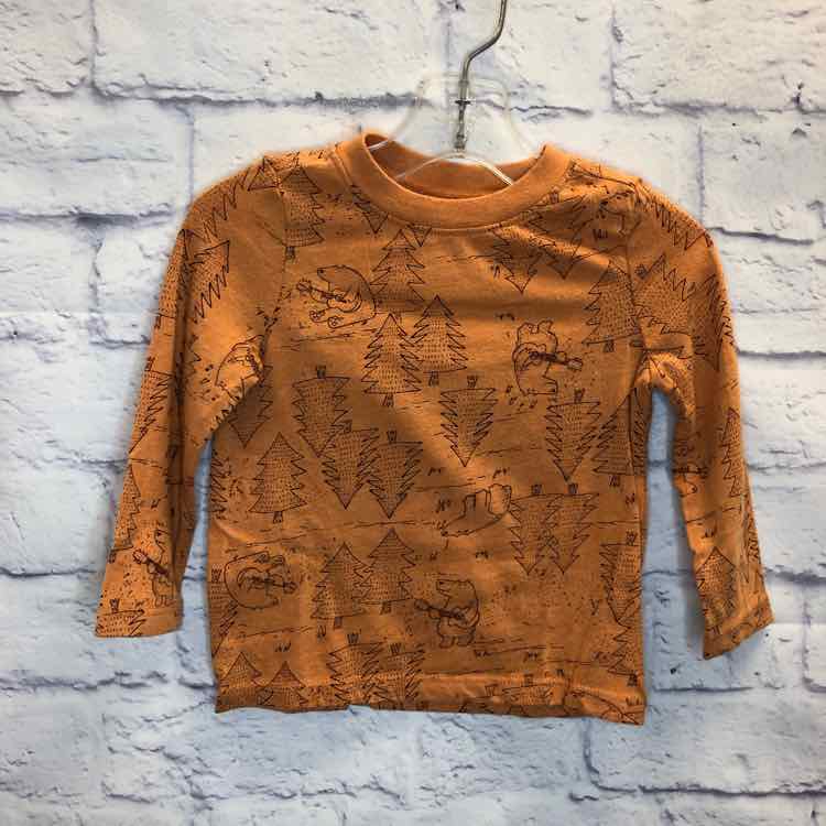 Old Navy Orange Size 18-24 months Boys Long Sleeve Shirt