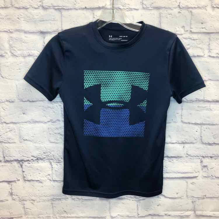 Under Armour Navy Size 10 Boys Short Sleeve Shirt