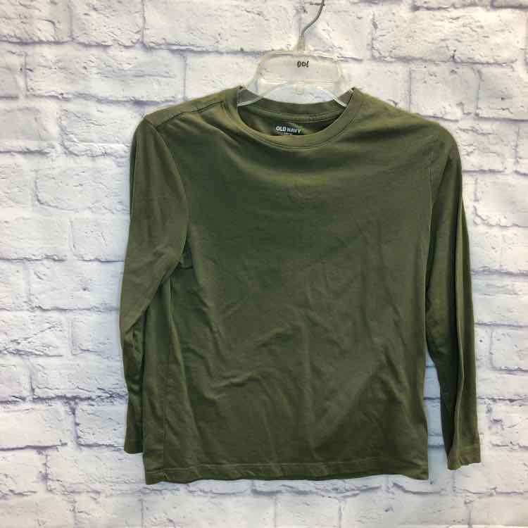 Old Navy Green Size 10 Boys Long Sleeve Shirt