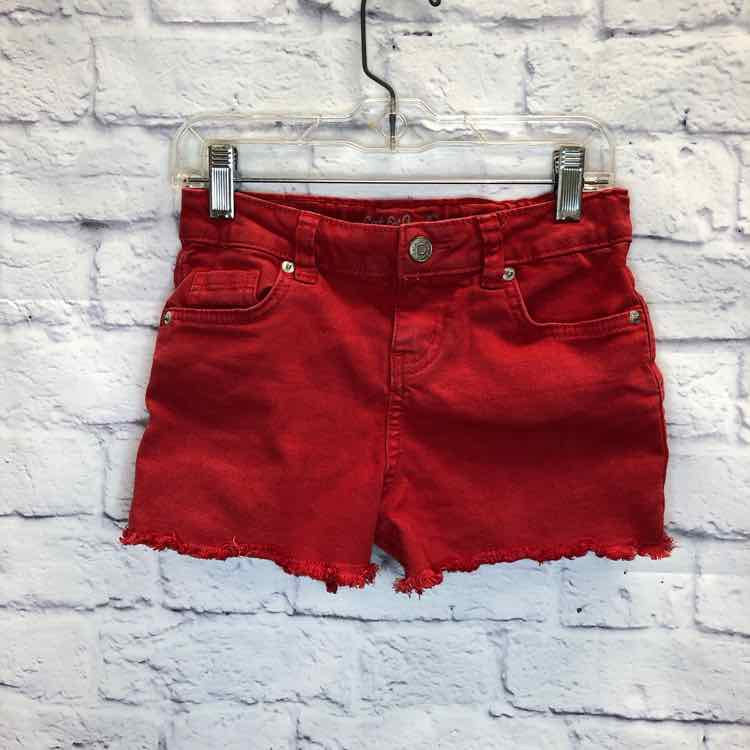 Cat & Jack Red Size 7 Girls Shorts