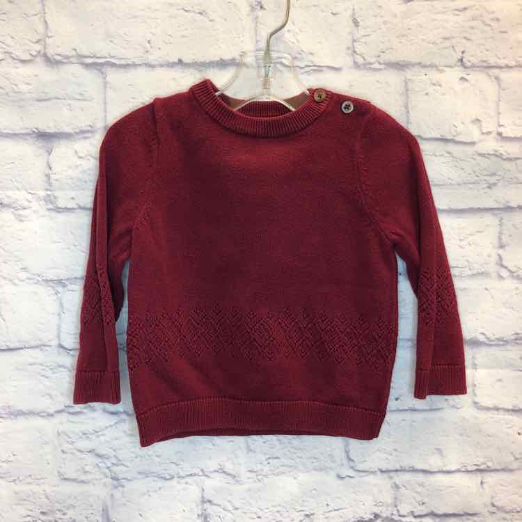 Cat & Jack Maroon Size 18 Months Girls Sweater