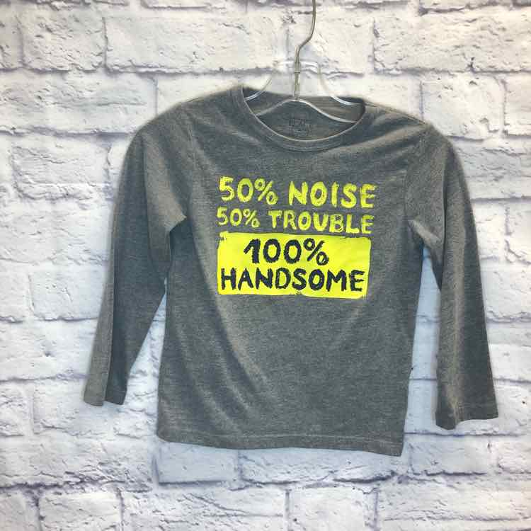 Childrens Place Gray Size 4T Boys Long Sleeve Shirt