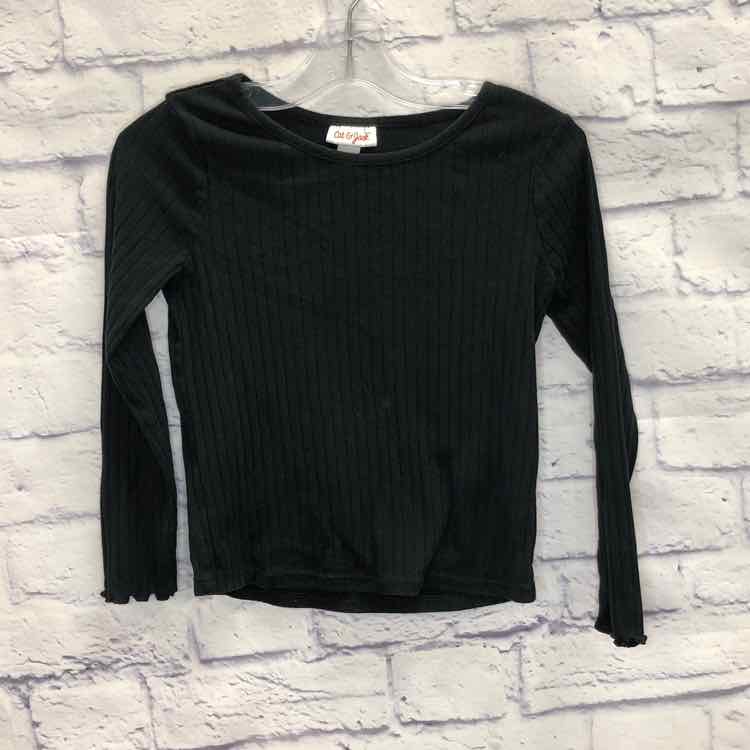 Cat & Jack Black Size 6 Girls Long Sleeve Shirt