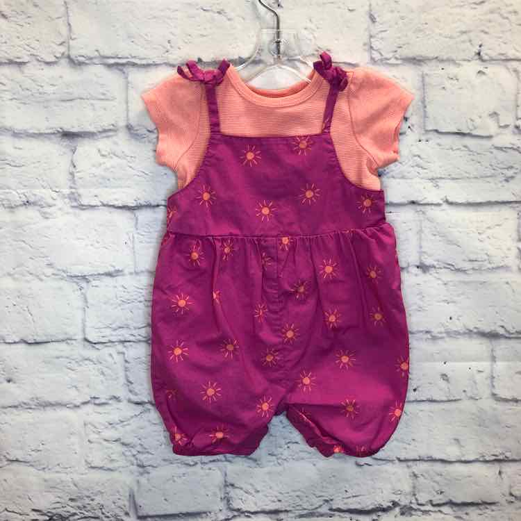 Just One Girls Pink Size 3 Months Girls Romper