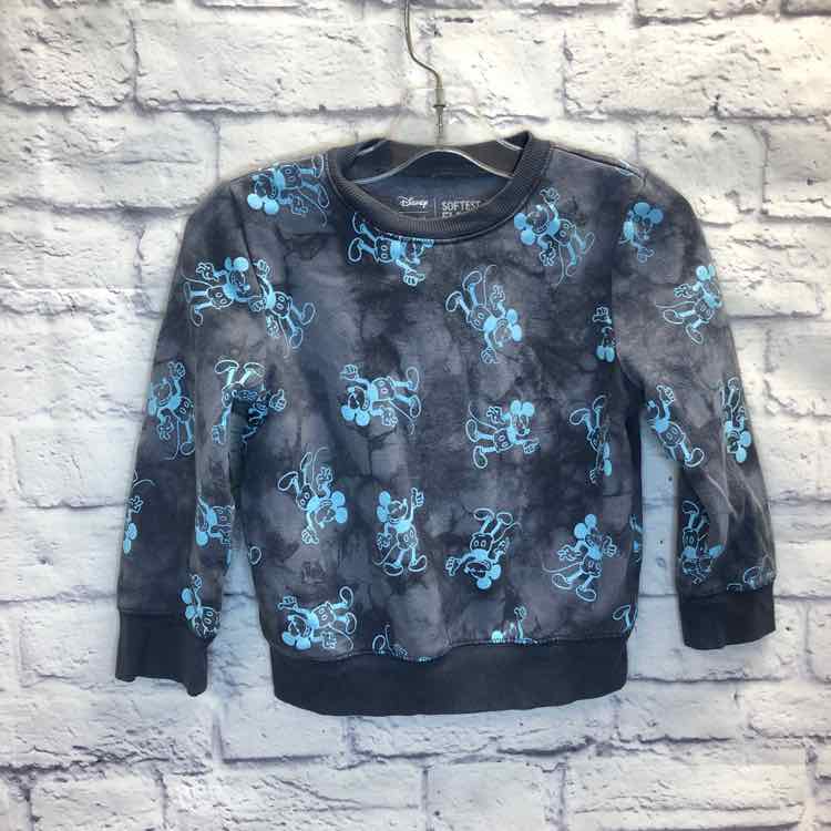 Disney Gray Size 5 Boys Sweatshirts/Hoodie