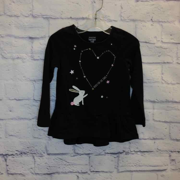 Jumping Beans Black Size 3T Girls Long Sleeve Shirt