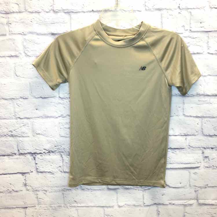New Balance Tan Size 12 Boys Short Sleeve Shirt