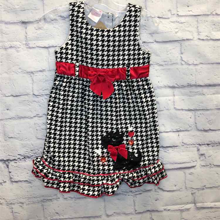 Nannette Black & White Size 5 Girls Jumper