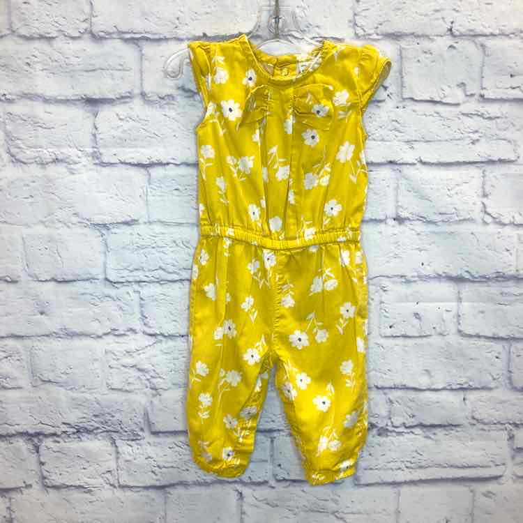 Carters Yellow Size 6 Months Girls Romper