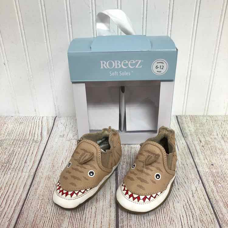 Robeez Brown Size 6-12 Months Boys Casual Shoes