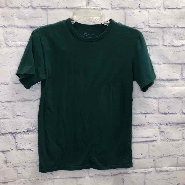 Childrens Place Green Size 10 Boys Short Sleeve Shirt