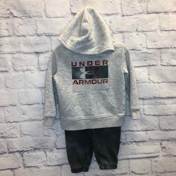 Under Armour Gray Size 2T Boys 2 Piece Outfit