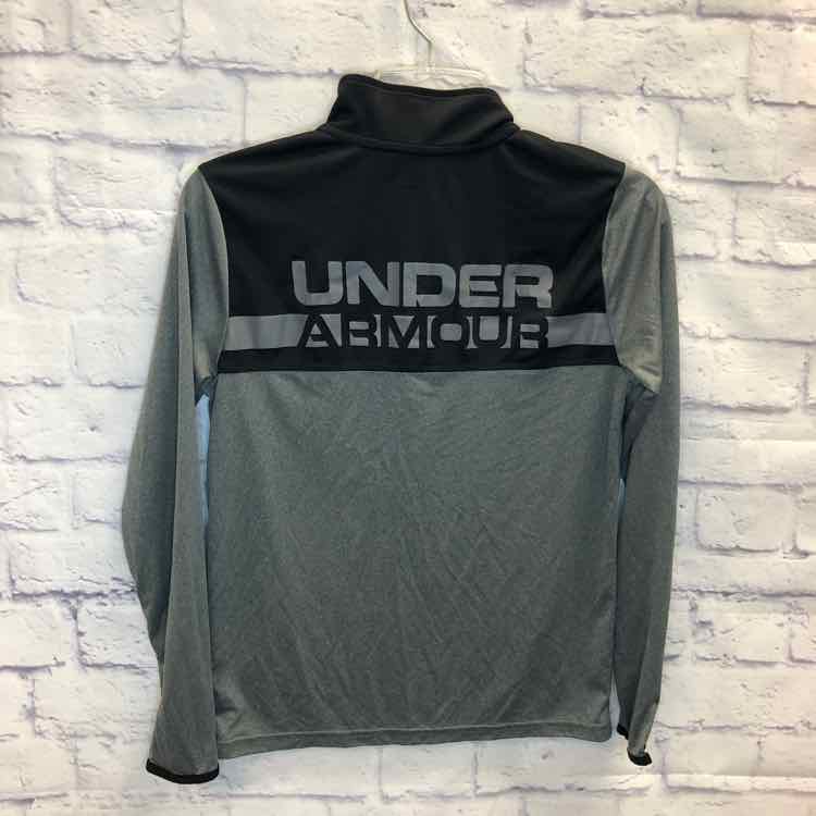 Under Armour Gray Size 14 Boys Long Sleeve Shirt