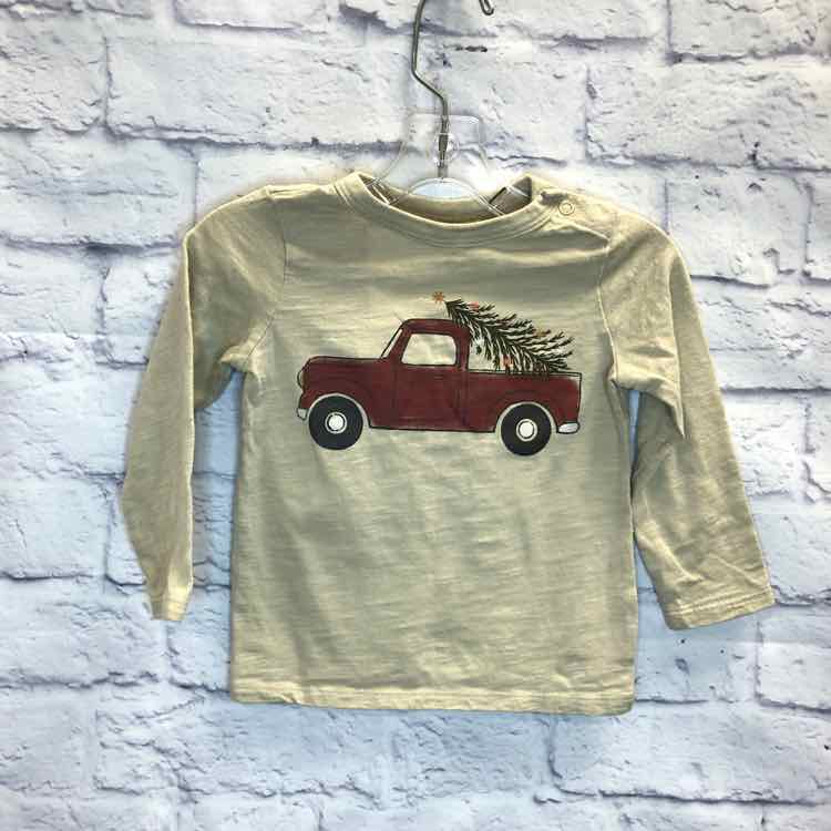 Little Co by Lauren Conrad Tan Size 18 Months Boys Long Sleeve Shirt