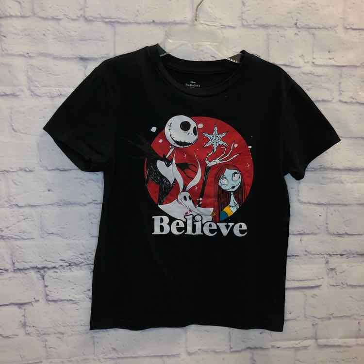 Nightmare Before Christmas Black Size 10 Boys Short Sleeve Shirt