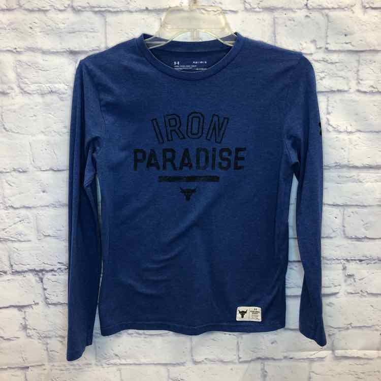 Under Armour Blue Size 14 Boys Long Sleeve Shirt