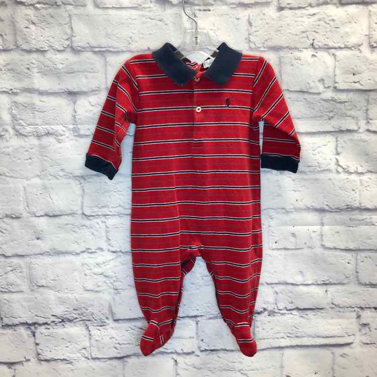 Ralph Lauren Stripe Size 9 Months Boys Romper