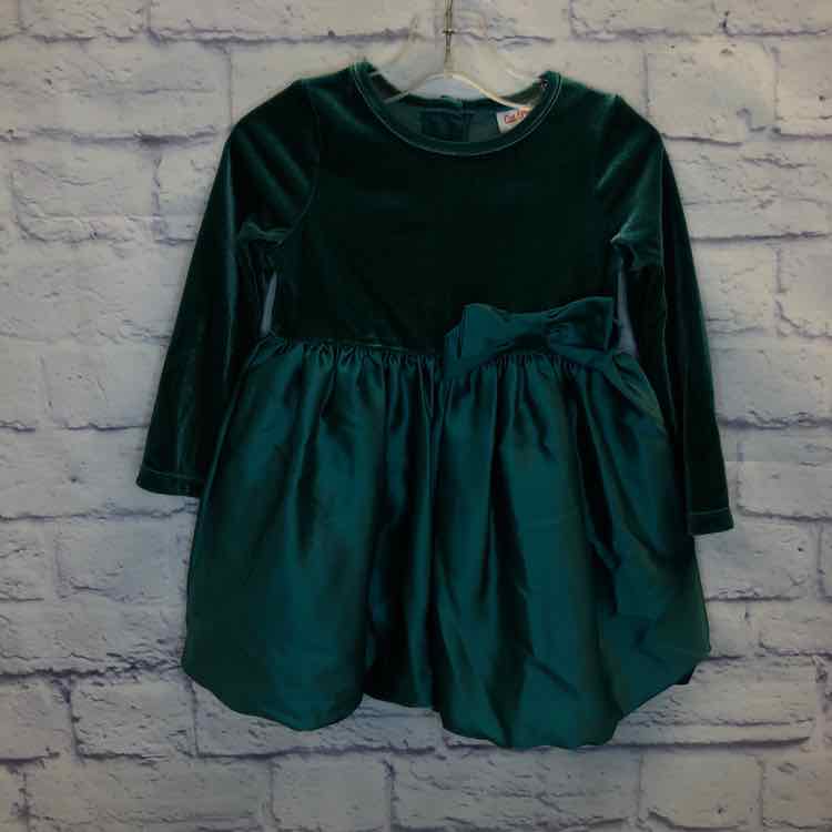 Cat & Jack Green Size 2T Girls Dress