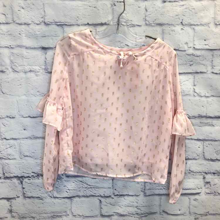 Epic Threads Pink Size 7 Girls Long Sleeve Shirt