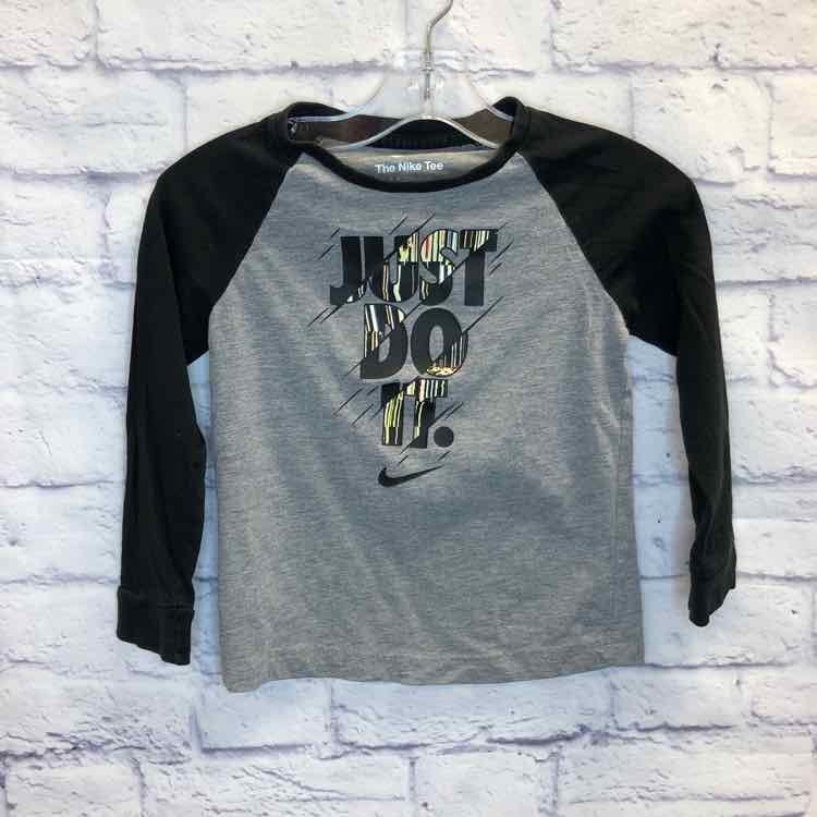Nike Gray Size 4T Boys Long Sleeve Shirt