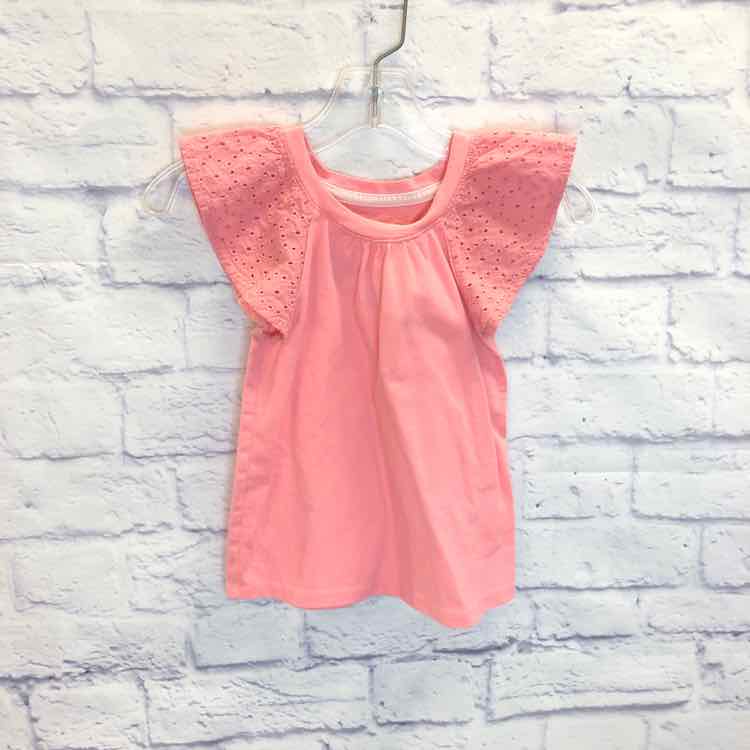 Cat & Jack Pink Size 4T Girls Short Sleeve Shirt