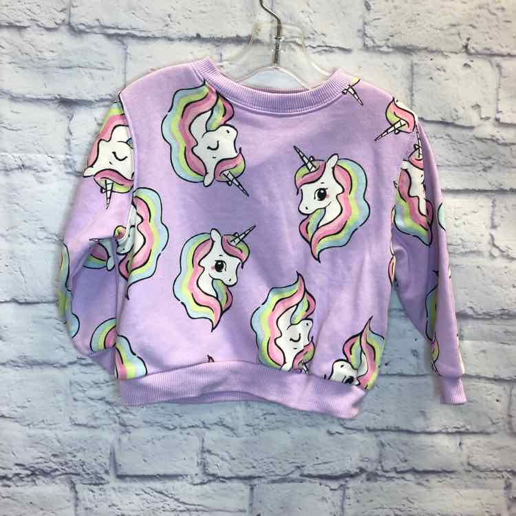 H&M Purple Size 2T Girls Sweatshirt/Hoodie