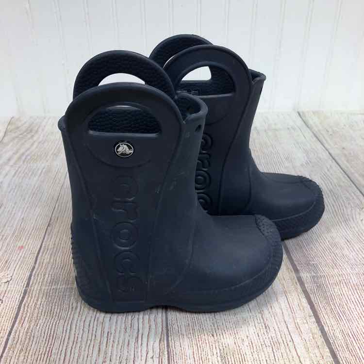 Crocs Navy Size 8 Boys Rain Boots