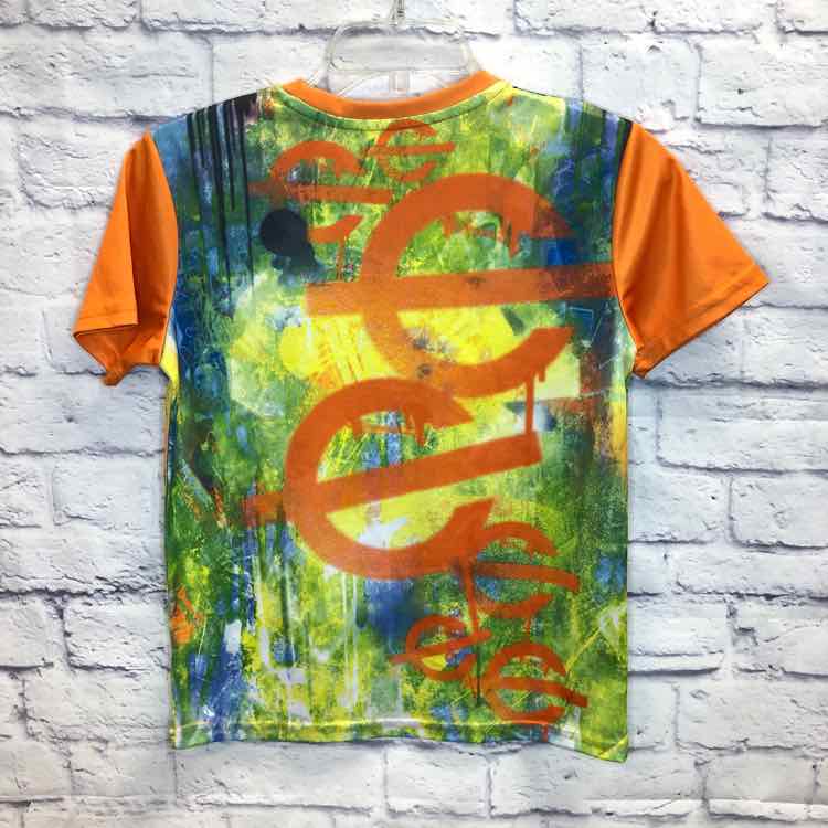 Esports Orange Size 10 Boys Short Sleeve Shirt