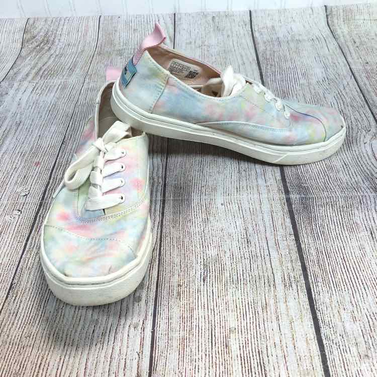 Toms Tie Dye Size 3 Girls Casual Shoes