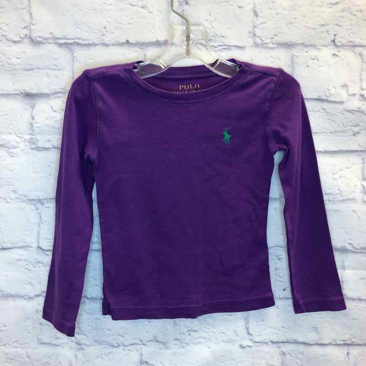 Polo Ralph Lauren Purple Size 3T Girls Long Sleeve Shirt