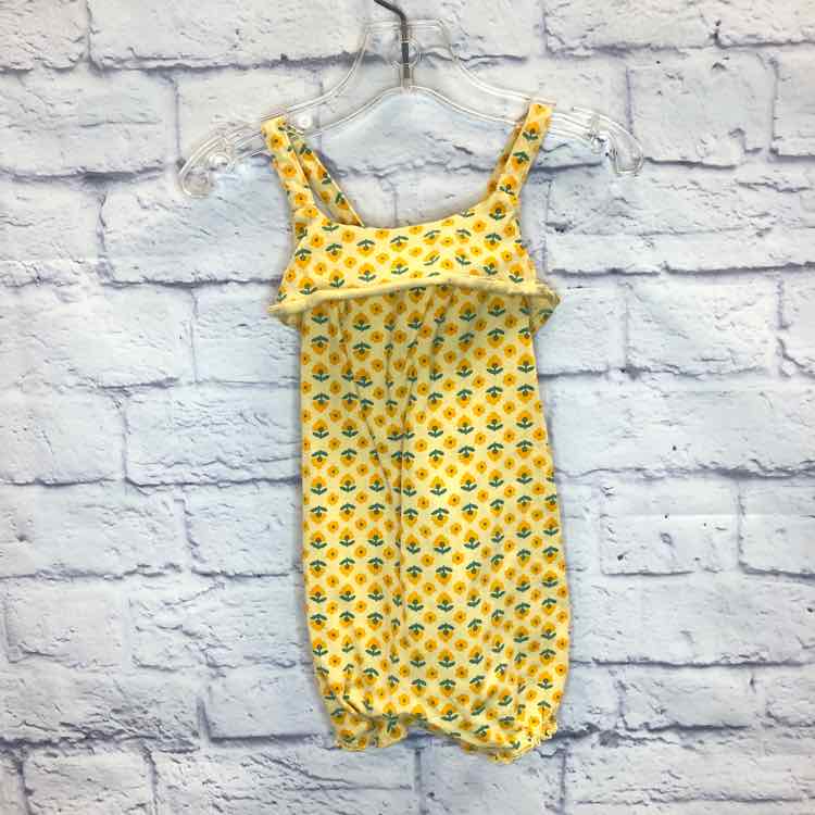 Just One You Yellow Size 9 Months Girls Romper