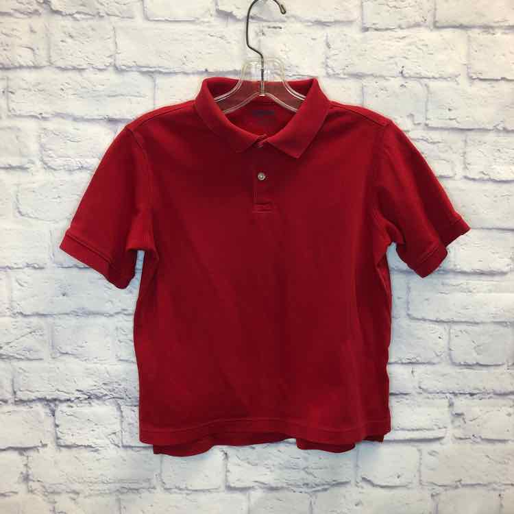Lands End Red Size 10 Boy Polo or Button Down