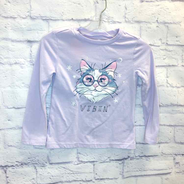 Oshkosh Purple Size 4T Girls Long Sleeve Shirt
