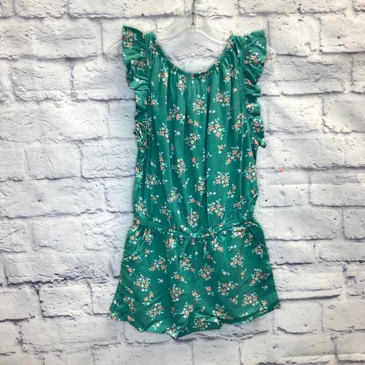 Cat & Jack Green Size 3T Girls Romper