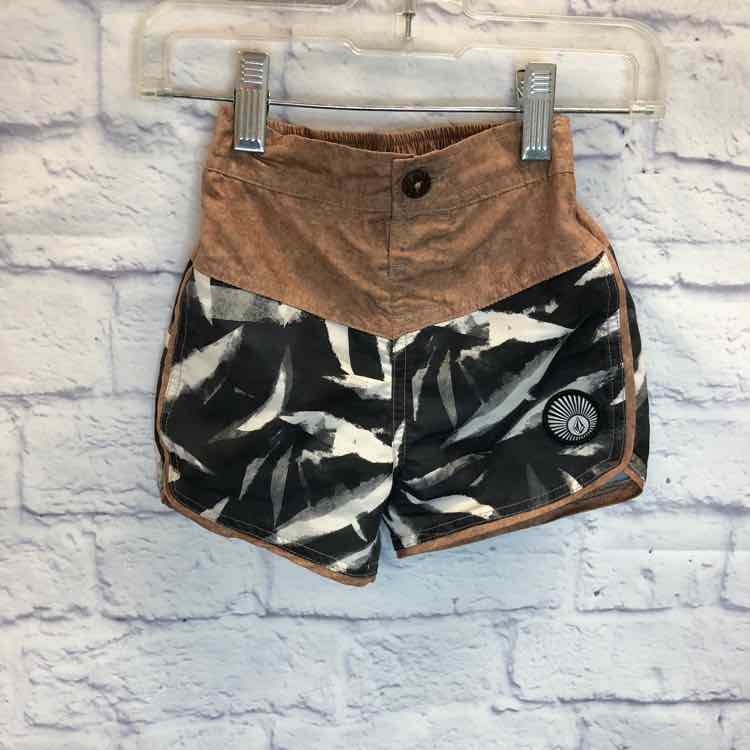 Volcom Brown Size 18 Months Boys Trunks