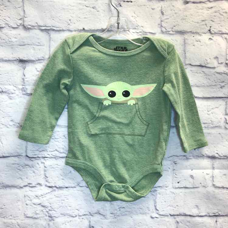 Star Wars Green Size 6-9 Months Boys Bodysuit