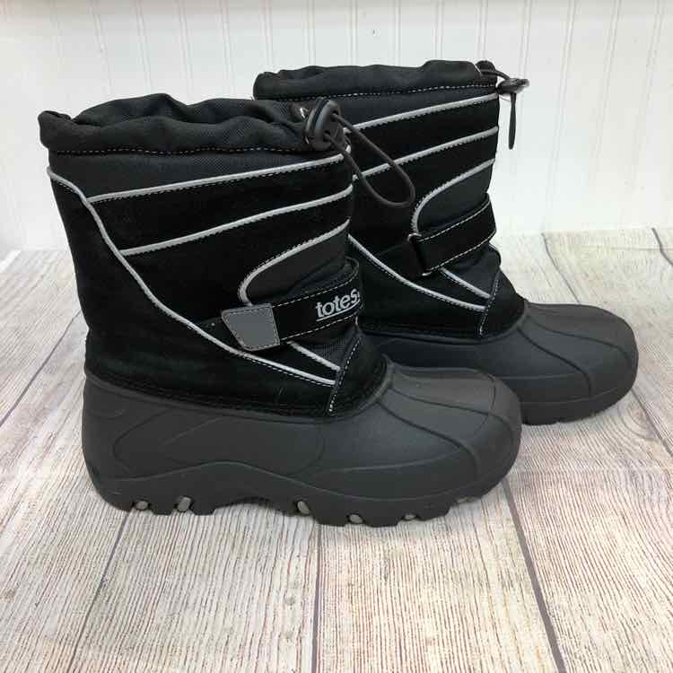 Totes Black Size 5 Boys Snow Boots