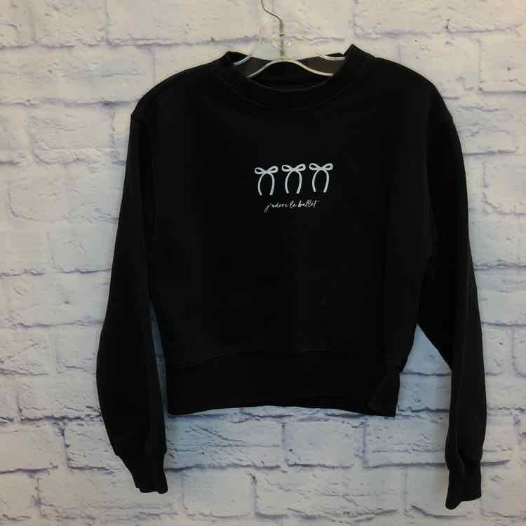 Zara Black Size 8 Girls Sweatshirt/Hoodie