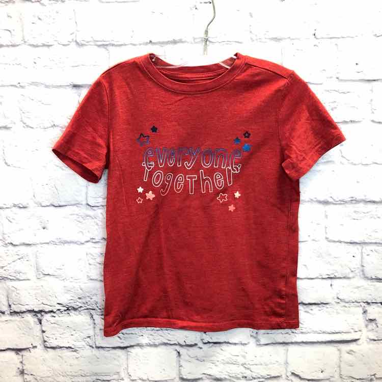 Cat & Jack Red Size 6 Boys Short Sleeve Shirt