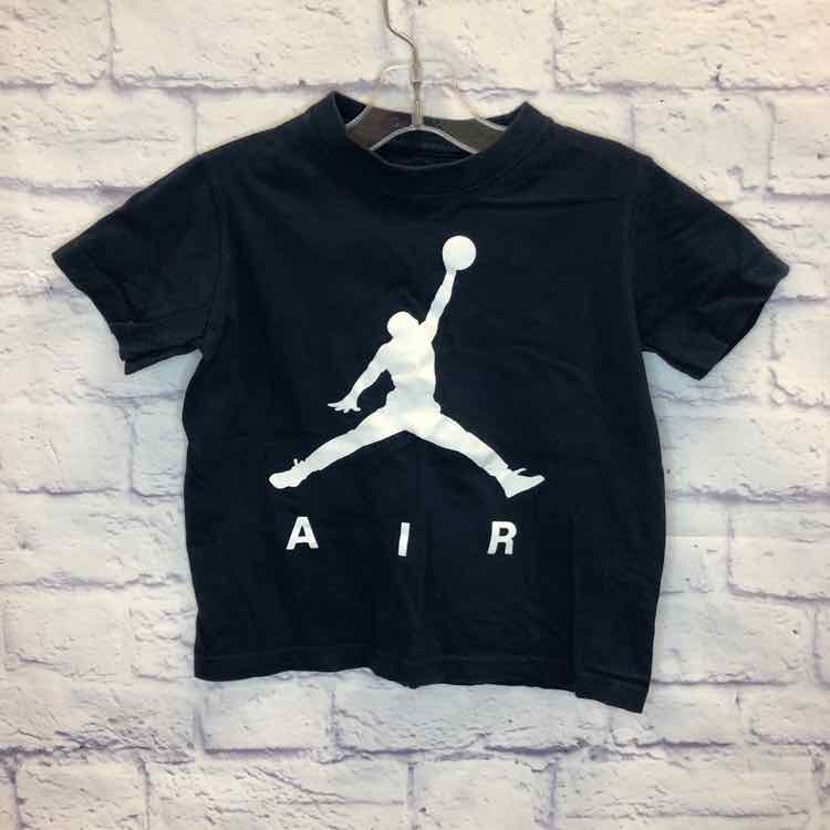 Jordan Navy Size 4T Boys Short Sleeve Shirt